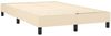 Boxspringbett mit Matratze & LED Stoff Creme 120x200 cm, Härtegrad: H2 [3133466] Bild 5