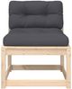 vidaXL Gartensofa mit Kissen Massivholz Kiefer 844689 Bild 5