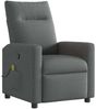 vidaXL Massage-Relaxsessel, Stoff, Dunkelgrau 4104833 Bild 2