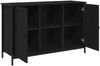 vidaXL TV-Schrankset Schwarz Eichen-Optik 101 x 35 x 65 cm 862927 Bild 3