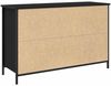 vidaXL TV-Schrankset Schwarz Eichen-Optik 101 x 35 x 65 cm 862927 Bild 5