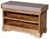 Schuhregal Guru 90x60x40 aus indischem Mango-Massivholz Bild 2