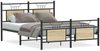 vidaXL Bettgestell ohne Matratze Sonoma-Eiche 140x200 cm Holzwerkstoff 4106811 Bild 2