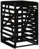 vidaXL Mülltonnenbox Schwarz 84x90x128,5 cm Massivholz Kiefer 825104 Bild 2