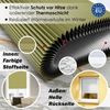DomDeco Wabenplissee Thermo Plissee ohne Bohren - Hitzeschutz, Verdunkelung, verspannt, abdunkelnd, Klemmfix, stufenlos, kälteschutz, modernes Fensterplissee Bild 2