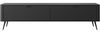 AX LIVING Moderner TV Lowboard Schwarz Matt Vespasia 200 2T – 200 cm Bild 2
