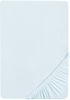 biberna Jersey-Elastic-Topper-Spannbetttuch 0077641, ciel, 1x 90x190 cm - 100x220 cm Bild 4