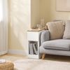 SoBuy FBT162-WN Nachttisch, Spanplatte, Melamin, Weiß, 65 x 60 x 40 cm Bild 4