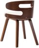 vidaXL Esszimmerstühle 4 Stk. Creme Bugholz und Kunstleder 278848 Bild 5