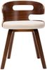 vidaXL Esszimmerstühle 4 Stk. Creme Bugholz und Kunstleder 278848 Bild 3