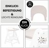 Hauck Einklick Hochstuhl Essbrett Alpha Click Tray aus GRS Zertifiziertem Recyceltem Material, Schnelle Befestigung ohne Werkzeug am Hochstuhl Alpha+ oder Beta+, Einfach zu Reinigen (Beige) Bild 4