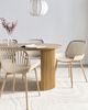 Esszimmerstuhl 4er Set KLEVE Beige Bild 3