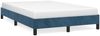 vidaXL Bettgestell ohne Matratze Dunkelblau 120x190 cm Samt 379506 Bild 2