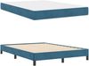 vidaXL Boxspringbett mit Matratze Dunkelblau 140 x 200 cm Stoff 3398699 Bild 5