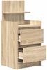 vidaXL Nachttisch mit 2 Schubladen Sonoma-Eiche 38x34x80 cm 861359 Bild 5