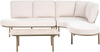 POLLINA 4-Sitzer Gartensofa mit Tisch Braun Metall Bild 4