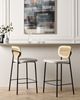 Set mit 2 Barstühlen MAYETTA Rattan Helles Beige Bild 3