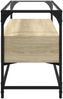 vidaXL TV-Schrank mit Glasplatte Sonoma-Eiche 98x35x51cm Holzwerkstoff 846065 Bild 5