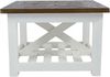 CLP Couchtisch Bastrop 60 x 60 cm quadratisch rustikal Sofatisch in Landhausstil,braun Bild 5