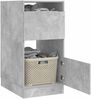 vidaXL Wäscheschrank mit Speicher mit Tür Beton Holzwerkstoff 3422803 Bild 3