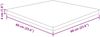 vidaXL Tischplatte Quadratisch Hellbraun 60x60x4cm Behandelte Eiche 343060 Bild 4