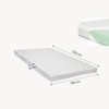 LED Polsterbett Tröstiar mit Matratze 180x200 cm Beige [en. casa] Bild 4