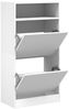 vidaXL Schuhschrank Weiß 60x34x116 cm Holzwerkstoff 840015 Bild 2