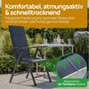 ONDIS24 Gartenstuhl Hochlehner Aluminium Klappsessel Vinoro Deluxe Gartensessel (6 St), UV-beständig Bild 2