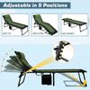 Sonnenliege Klappbar 5-fach Verstellbar Gartenliege Outdoor Campingbett 190x59CM Bild 4