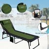 Sonnenliege Klappbar 5-fach Verstellbar Gartenliege Outdoor Campingbett 190x59CM Bild 5