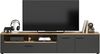 TV-Lowboard Esteban in grau und Eiche Evoke 210 cm Bild 4