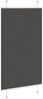 vidaXL Plissee Schwarz 80x100 cm Stoffbreite 79,4 cm Polyester 4015122 Bild 4