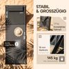 2x Strandmatte, gepolstert, mit Lehne und Tasche, anthrazit Bild 3
