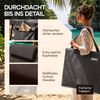 2x Strandmatte, gepolstert, mit Lehne und Tasche, anthrazit Bild 4