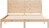 Doppelbett, Betten für Erwachsene, Massivholzbett Extra Lang ohne Matratze 160x210 cm de472 Bild 4