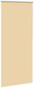 vidaXL Verdunklungsrollo Seitenzug Rollo Klemmrollo Klemmfix Kette, Beige, 230x100 cm Bild 3