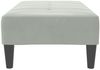 vidaXL Fußhocker Hellgrau 77x55x31 cm Samt 4007384 Bild 5