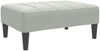 vidaXL Fußhocker Hellgrau 77x55x31 cm Samt 4007384 Bild 2