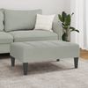 vidaXL Fußhocker Hellgrau 77x55x31 cm Samt 4007384 Bild 3