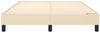 vidaXL Boxspringbett, Stoff, Creme, 140x200 cm Bild 5