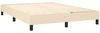 vidaXL Boxspringbett, Stoff, Creme, 140x200 cm Bild 4