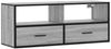vidaXL TV-Schrank Grau Sonoma 100x31x39,5 cm Holzwerkstoff und Metall 848932 Bild 2