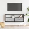 vidaXL TV-Schrank Grau Sonoma 100x31x39,5 cm Holzwerkstoff und Metall 848932 Bild 3