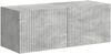 vidaXL TV-Schrankset Wandmontiert 6 pcs Beton Grau Holzwerkstoff 3409063 Bild 5