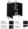 OTTO home Kommode Jukon, Breite 110 cm, moderne grifflose Hochschrank, 2Türen, Highboard mit viel Stauraum, push-to-open-Funktion Bild 3
