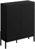 OTTO home Kommode Jukon, Breite 110 cm, moderne grifflose Hochschrank, 2Türen, Highboard mit viel Stauraum, push-to-open-Funktion Bild 2