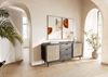 Sideboard Mango 180x40x80 dunkelgrau lackiert VALENCIA #219 Bild 2