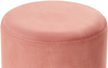 Pouf YANKTON Rosa Samtstoff 35 cm 35 cm Bild 4