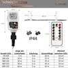 VOLTRONIC® LED Lichterkette, innen und außen, IP44, Modell- und Farbwahl, 400 LEDs, kaltweiß, Fernbedienung Bild 2
