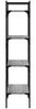 Bücherregal | Standregal 4 Fächer Grau Sonoma 56x31,5x138,5 cm Holzwerkstoff Bild 5